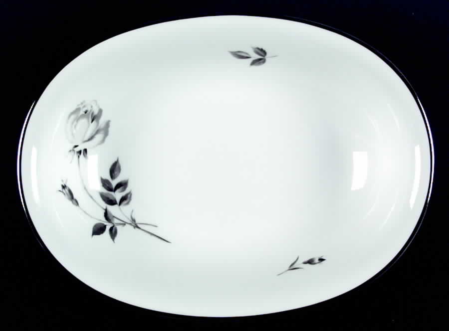 Midnight Rose 10" Oval Vegetable Bowl by Bavarian Crest-1