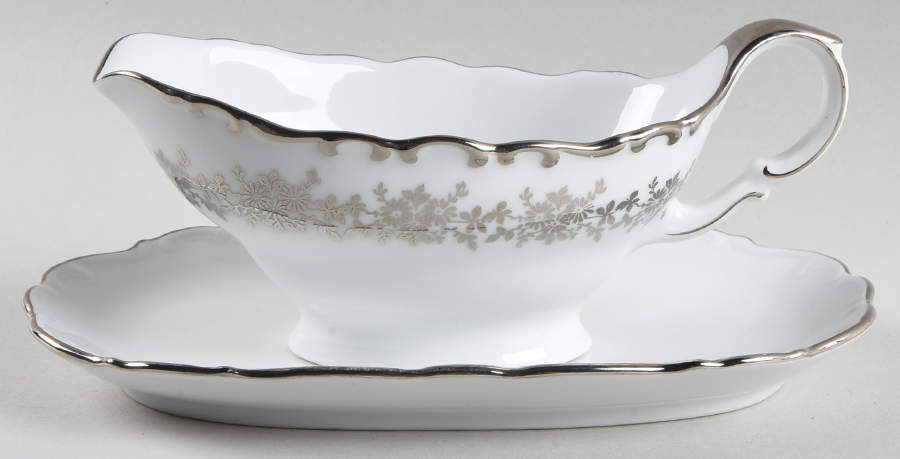 Romance Gravy Boat & Underplate/Relish by Bavarian Crest-1