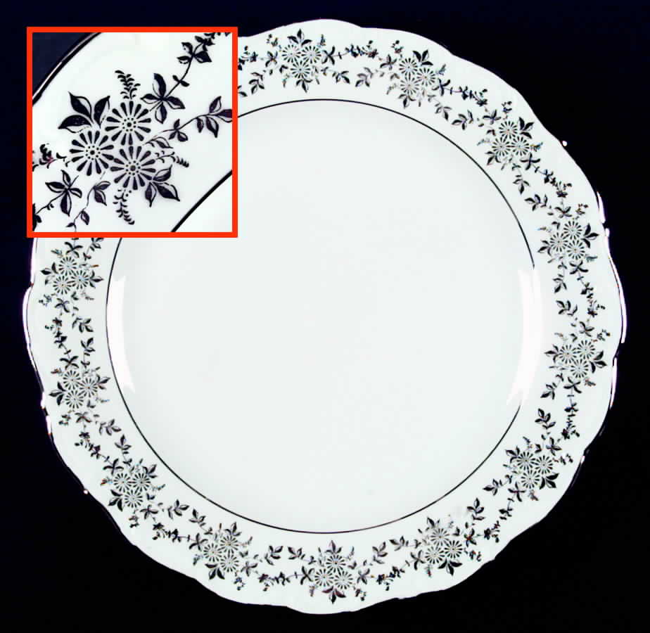 Romance Dinner Plate by Bavarian Crest-1