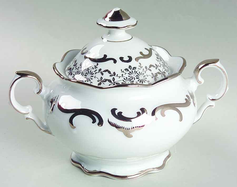 Romance Sugar Bowl & Lid by Bavarian Crest-1