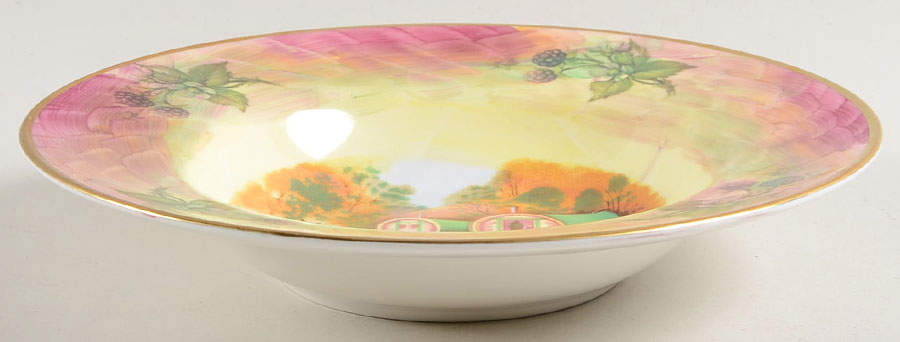 Atchin Tan Rim Soup Bowl by Baron China Staffs-1
