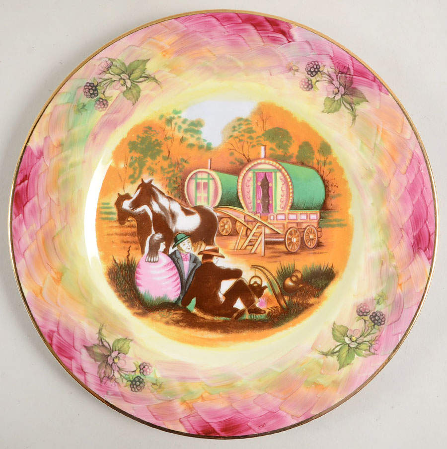 Atchin Tan Dinner Plate by Baron China Staffs-1