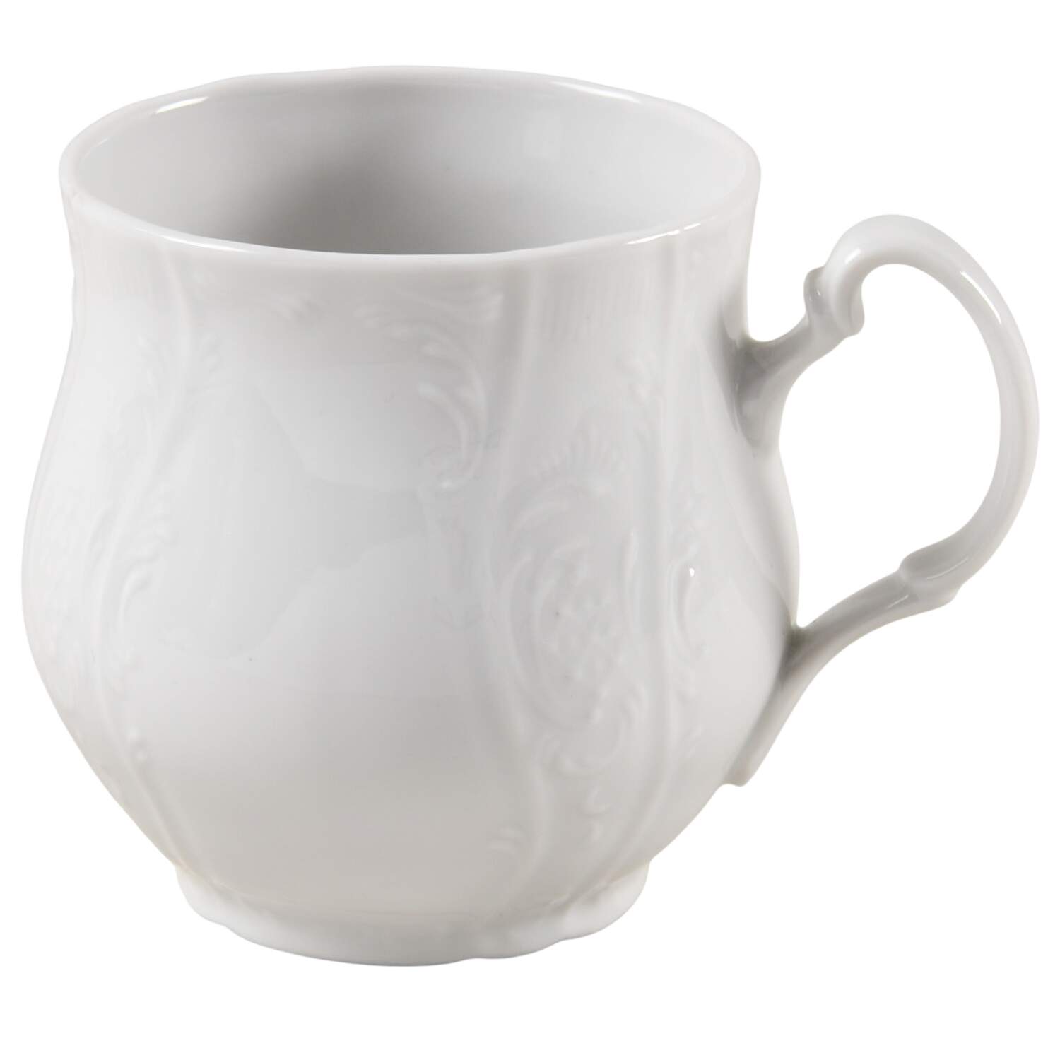 Bernadotte White-No Trim Mug by Baum Brothers-1