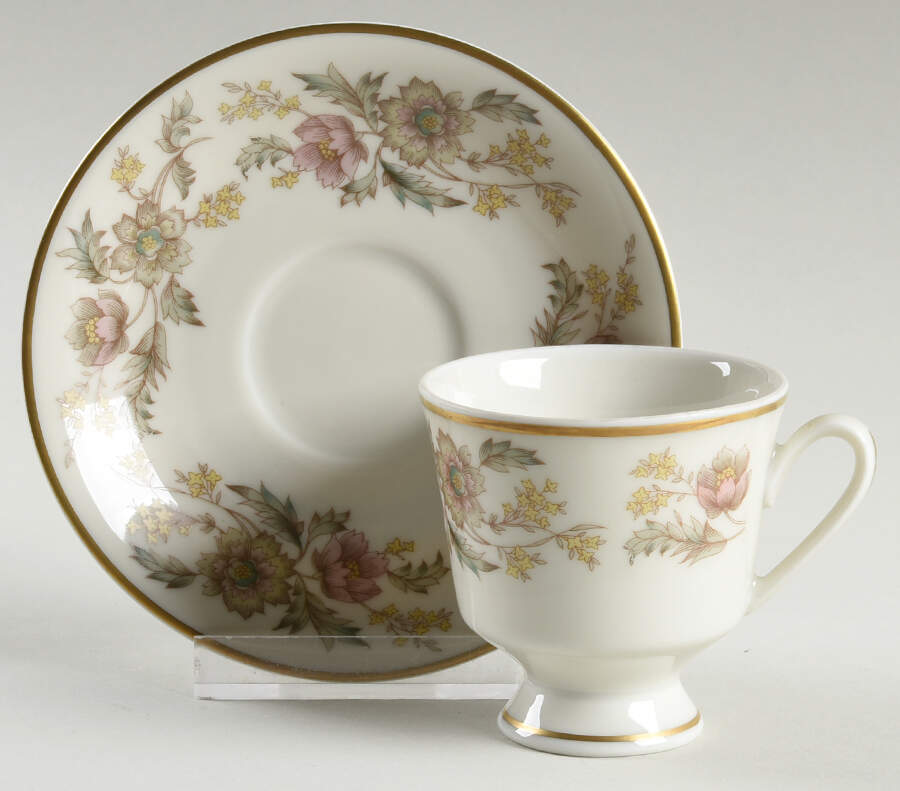 Autumn Demitasse Cup & Saucer Set by Belcrest-1
