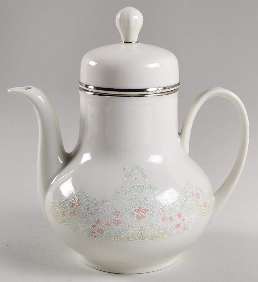 Brocade Teapot & Lid by Belcrest-1