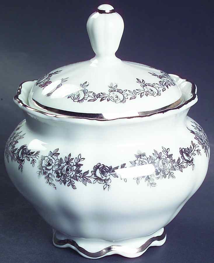 Corsage Mini Sugar Bowl & Lid by Belcrest-1