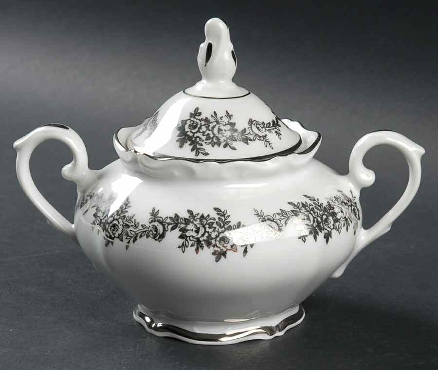Corsage Sugar Bowl & Lid by Belcrest-1