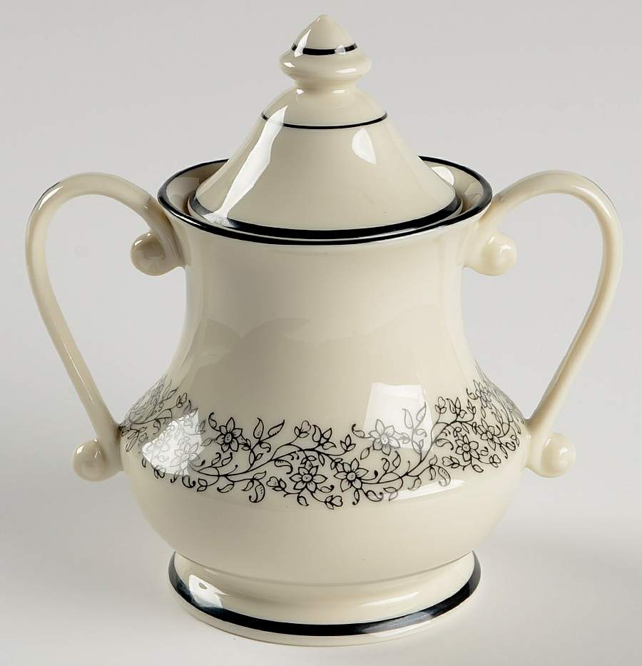 Donna Marie Sugar Bowl & Lid by Belcrest-1