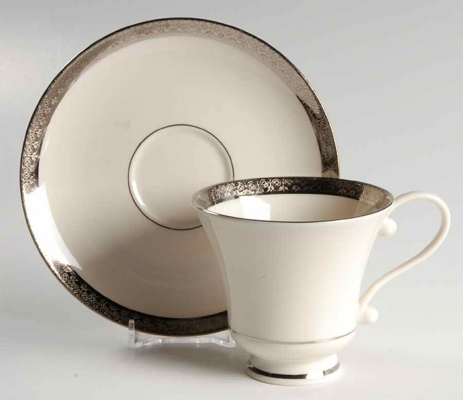 Empress Footed Cup & Saucer Set by Belcrest-1