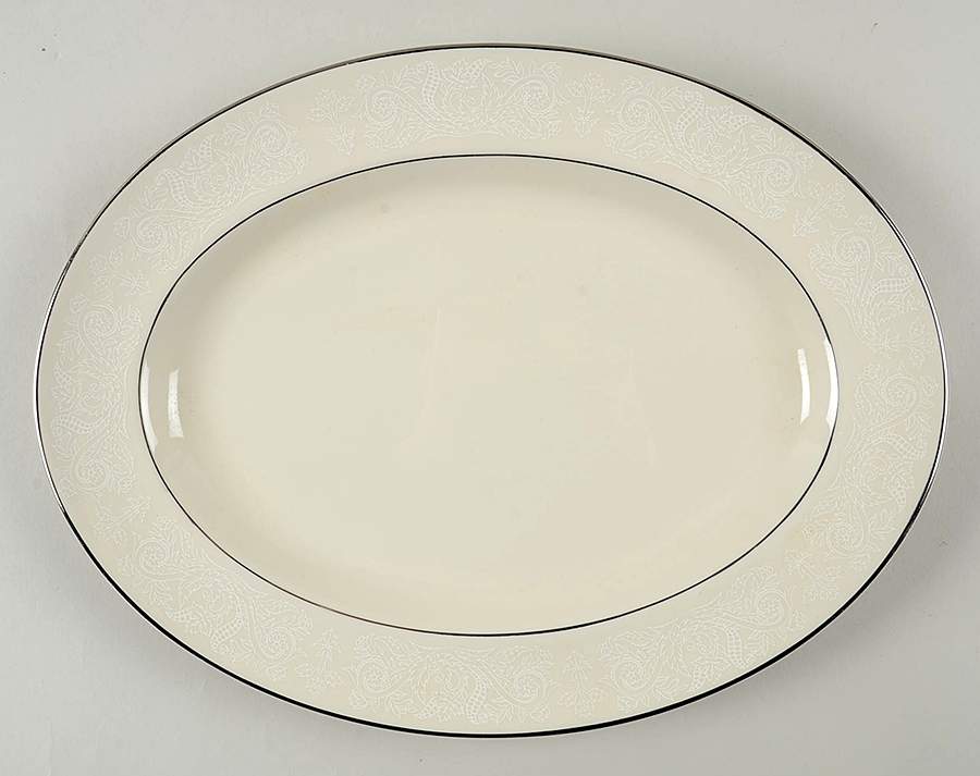 Jacqueline 12" Oval Serving Platter by Belcrest-1
