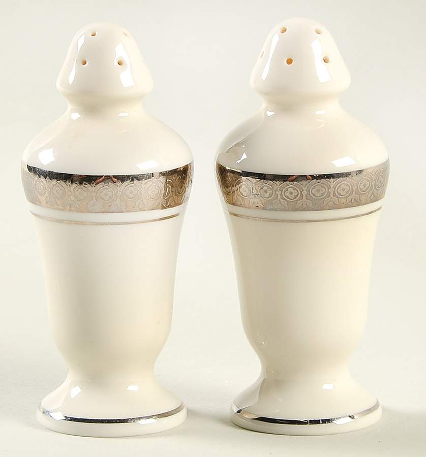 Renee (Platinum) Salt & Pepper Set by Belcrest-1
