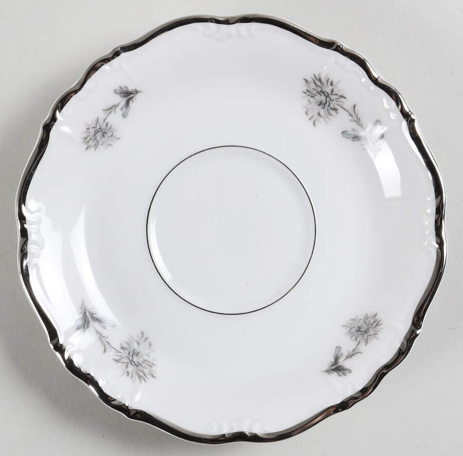 Summertime (1 Large Floral Spray) Saucer by Belcrest-1