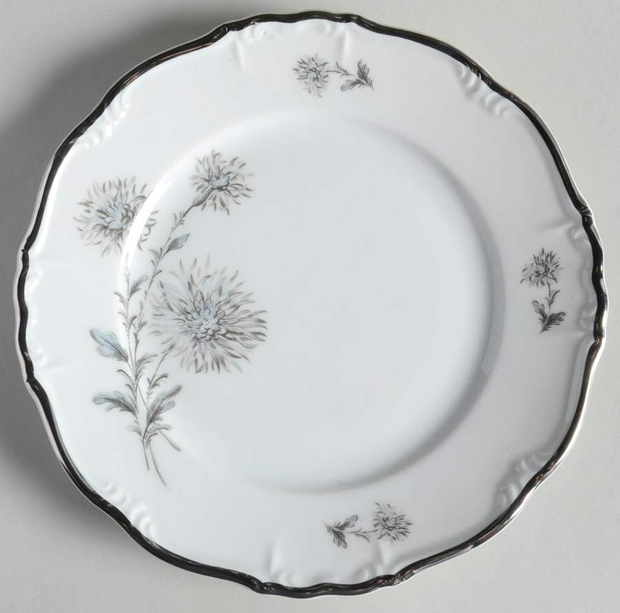 Summertime (1 Large Floral Spray) Salad Plate by Belcrest-1