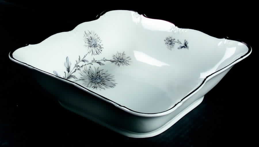 Summertime (1 Large Floral Spray) 8" Square Vegetable Bowl by Belcrest-1