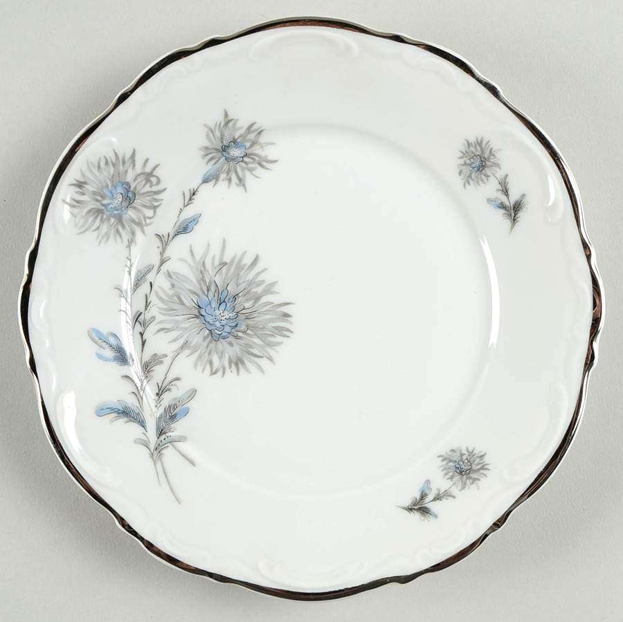 Summertime (1 Large Floral Spray) Bread & Butter Plate by Belcrest-1