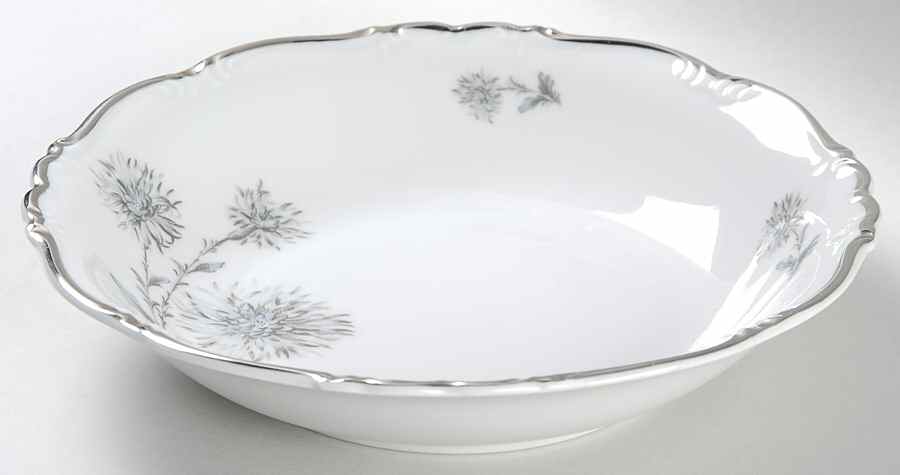 Summertime (1 Large Floral Spray) Coupe Soup Bowl by Belcrest-1