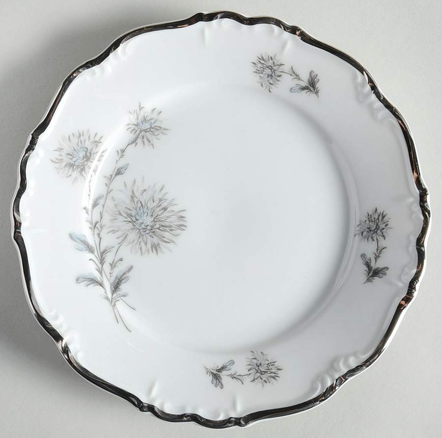 Summertime (1 Large Floral Spray) Bread & Butter Plate by Belcrest-1