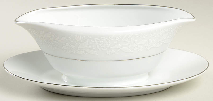 Anita Gravy Boat with Attached Underplate by Berkeley House-1