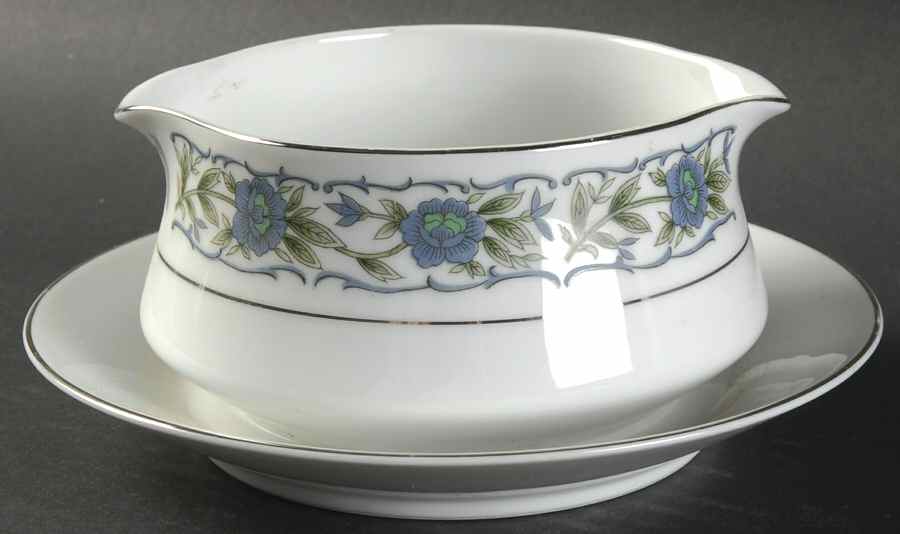 Debutante Gravy Boat with Attached Underplate by Berkeley House-1