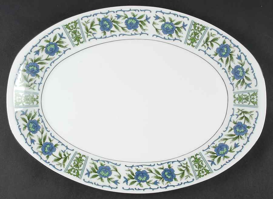 Debutante 14" Oval Serving Platter by Berkeley House-1
