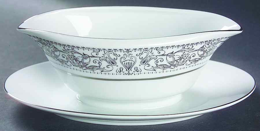 Forum Gravy Boat with Attached Underplate by Berkeley House-1