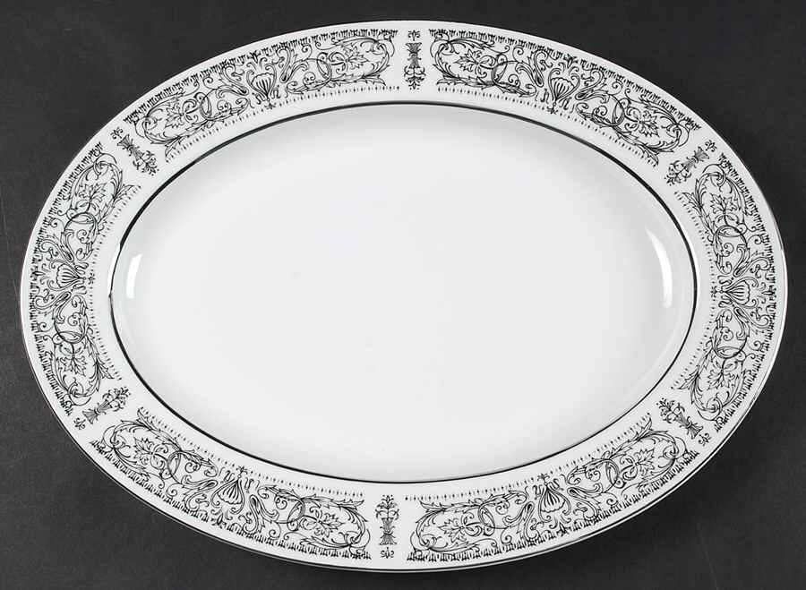 Forum 12" Oval Serving Platter by Berkeley House-1
