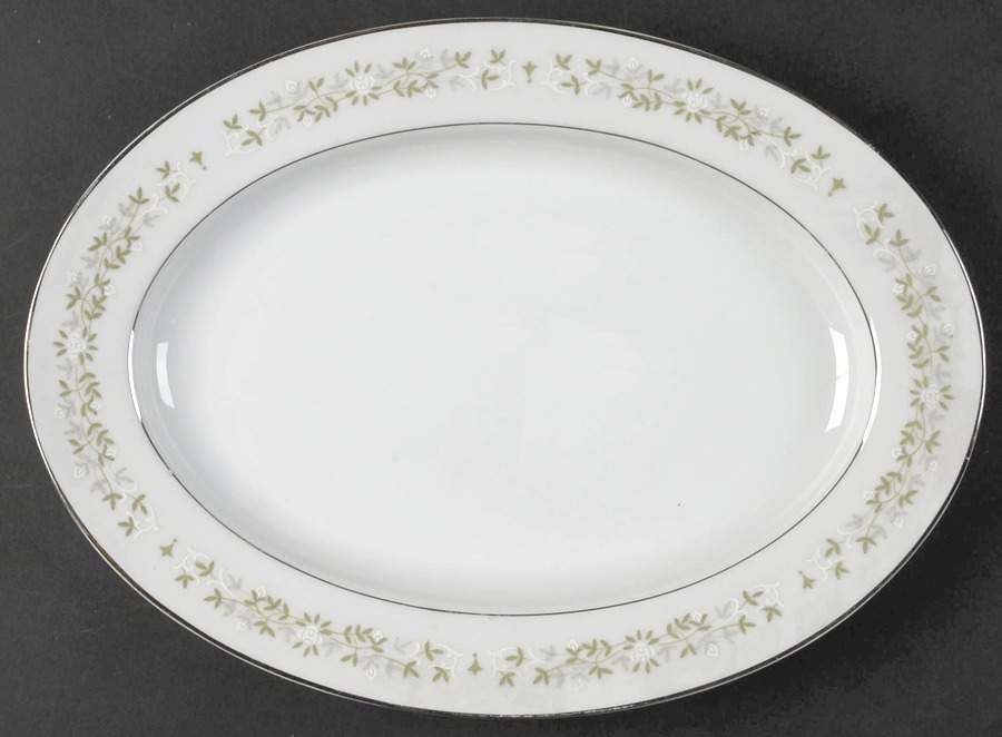 June Bride 12" Oval Serving Platter by Berkeley House-1