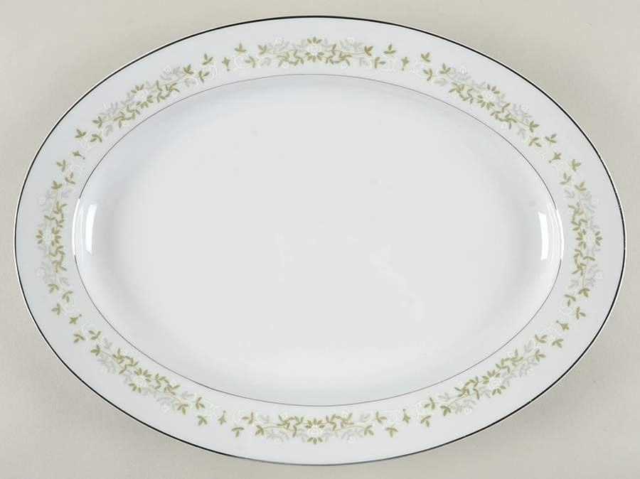 June Bride 16" Oval Serving Platter by Berkeley House-1