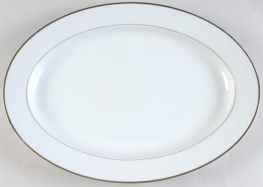 Liana Gold 16" Oval Serving Platter by Berkeley House-1