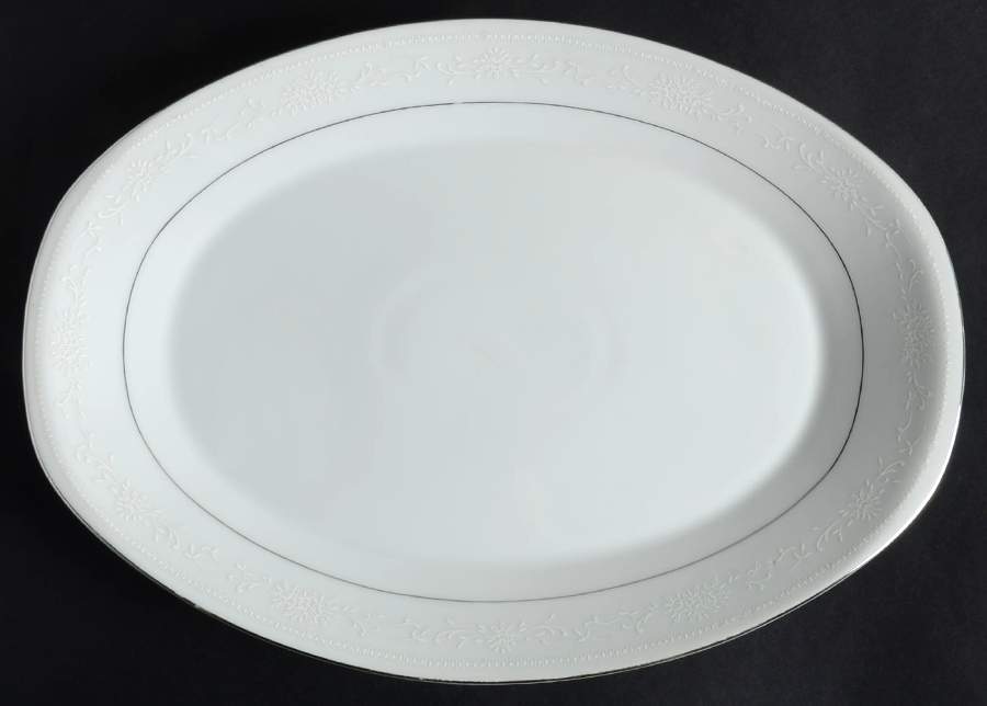 Renee 12" Oval Serving Platter by Berkeley House-1
