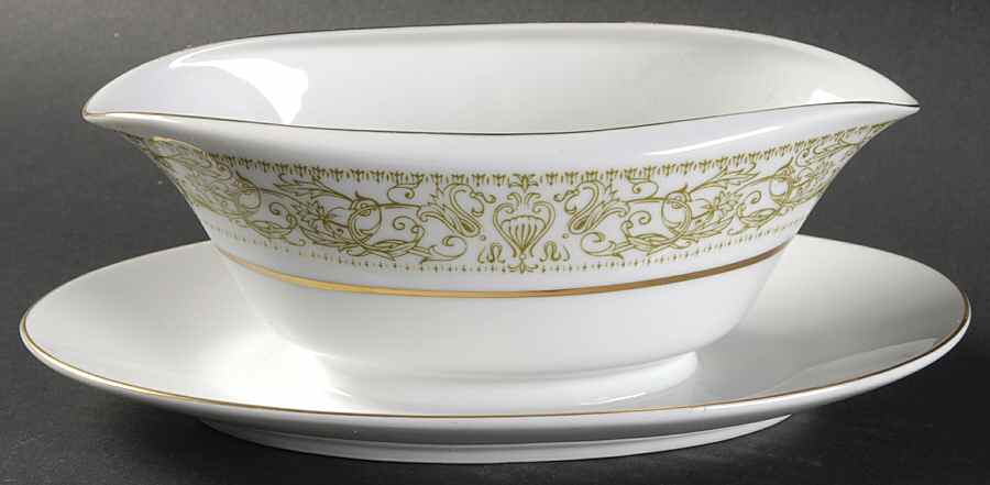 Romance Gravy Boat with Attached Underplate by Berkeley House-1