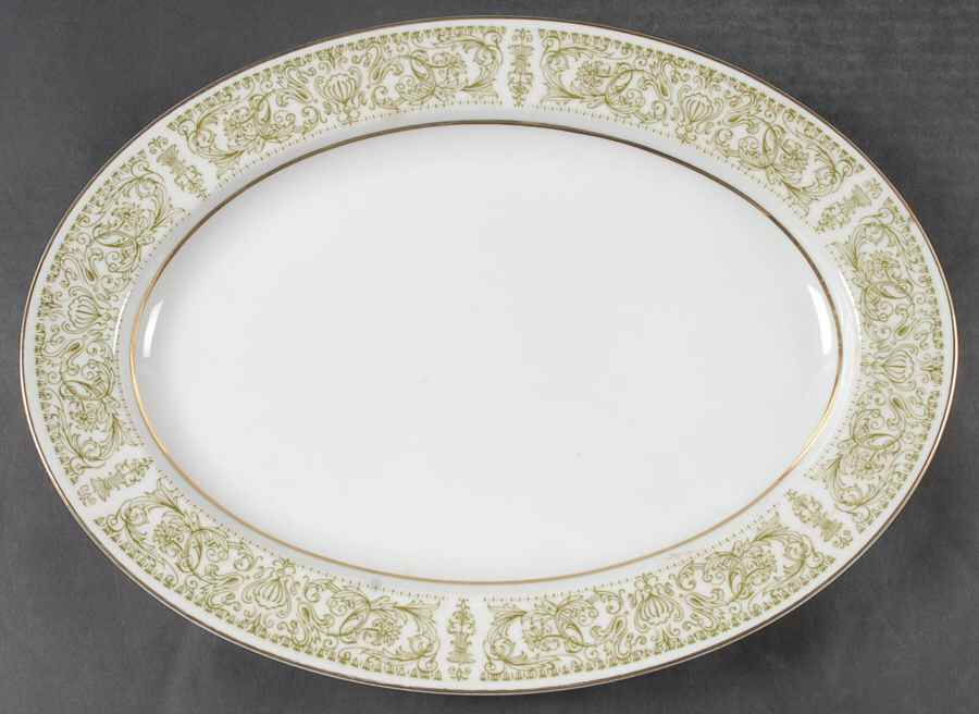 Romance 14" Oval Serving Platter by Berkeley House-1