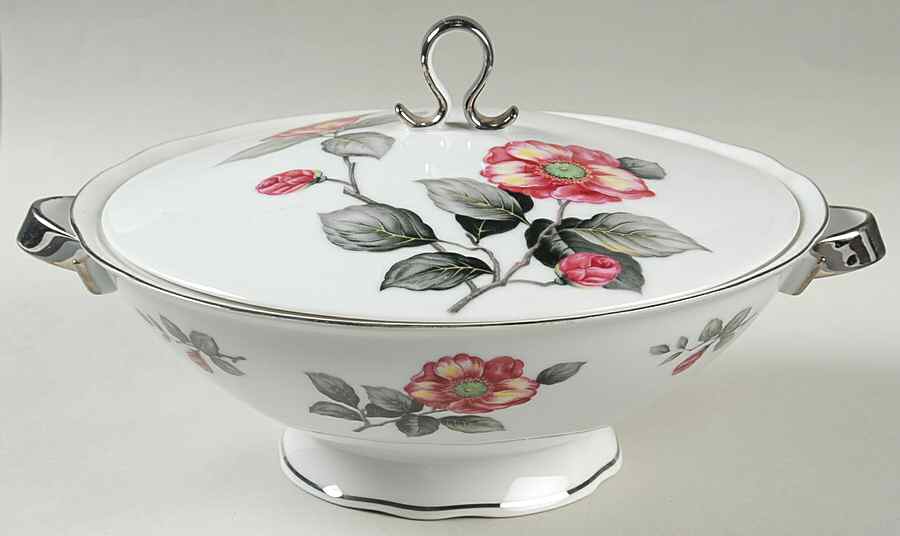 Peony Round Covered Vegetable by Bellaire-1