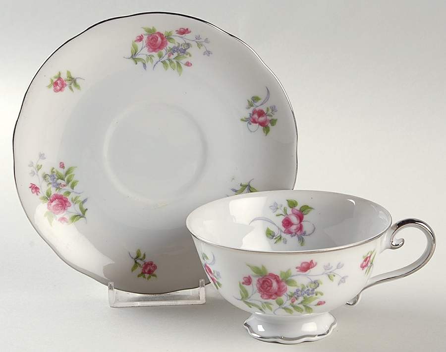 Petite Footed Cup & Saucer Set by Bellaire-1