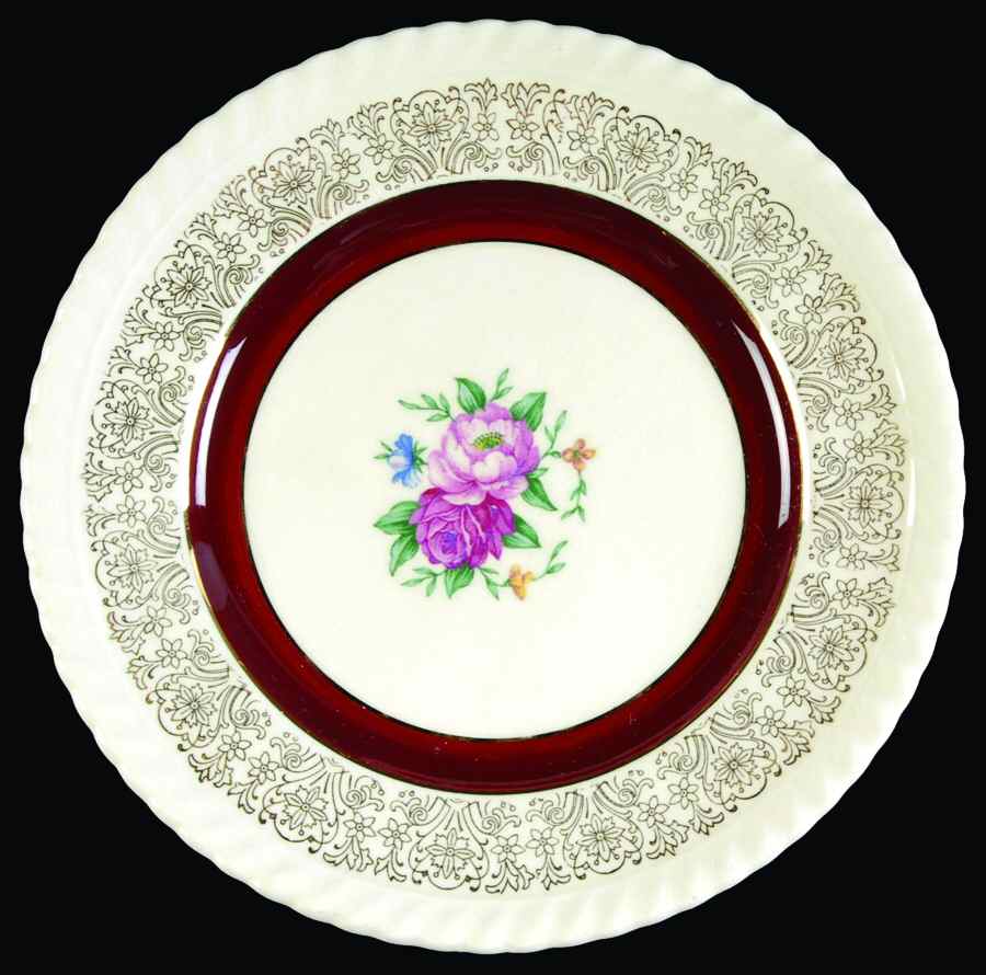 Rose Point Bread & Butter Plate by British Empire Ware-1