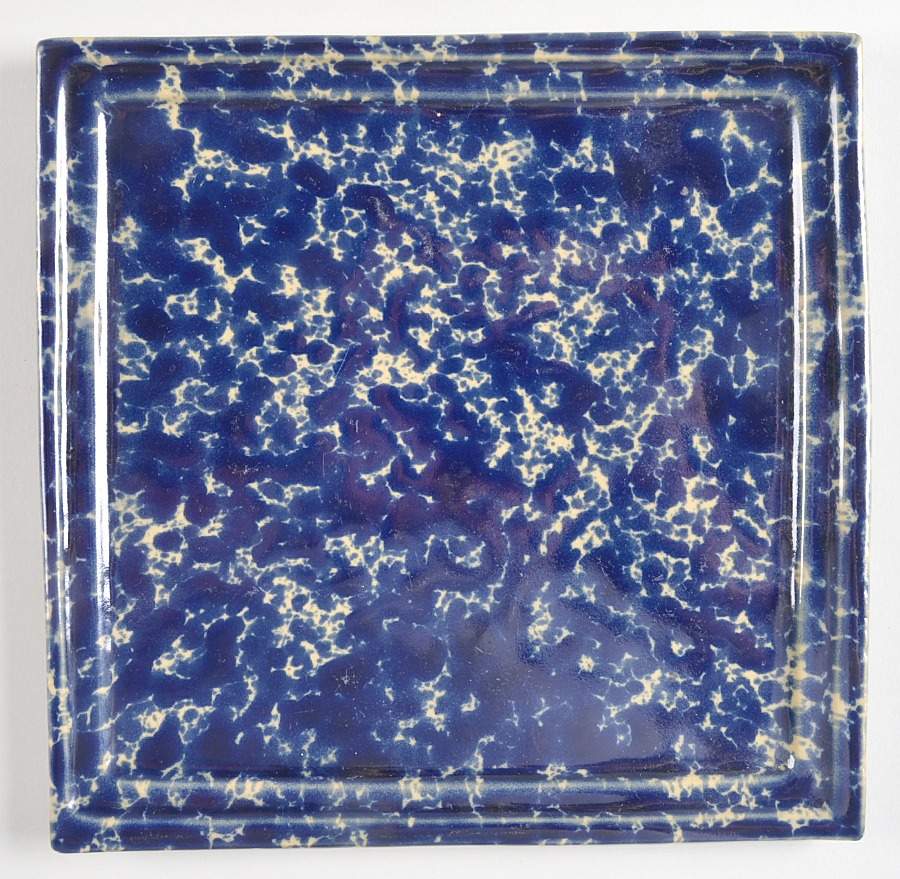 Agate Blue Square Tea Tile by Bennington Potters-1