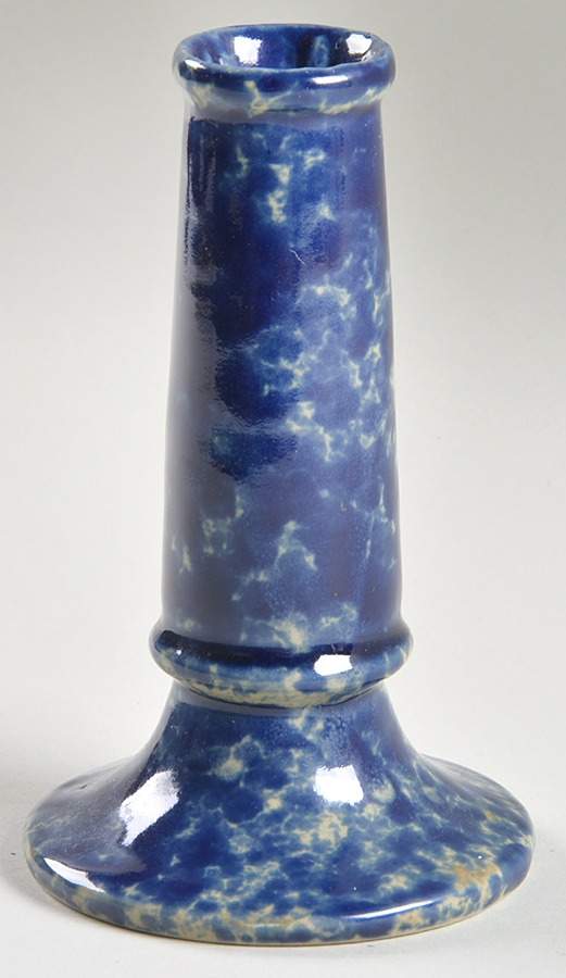 Agate Blue 5" Candlestick by Bennington Potters-1