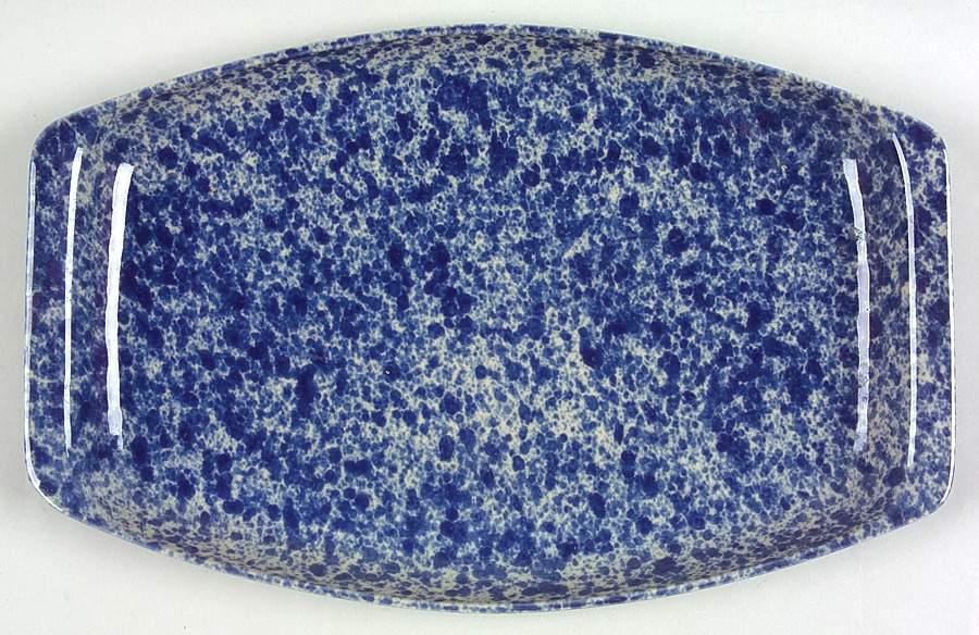 Agate Blue 13" Rectangular Serving Platter by Bennington Potters-1