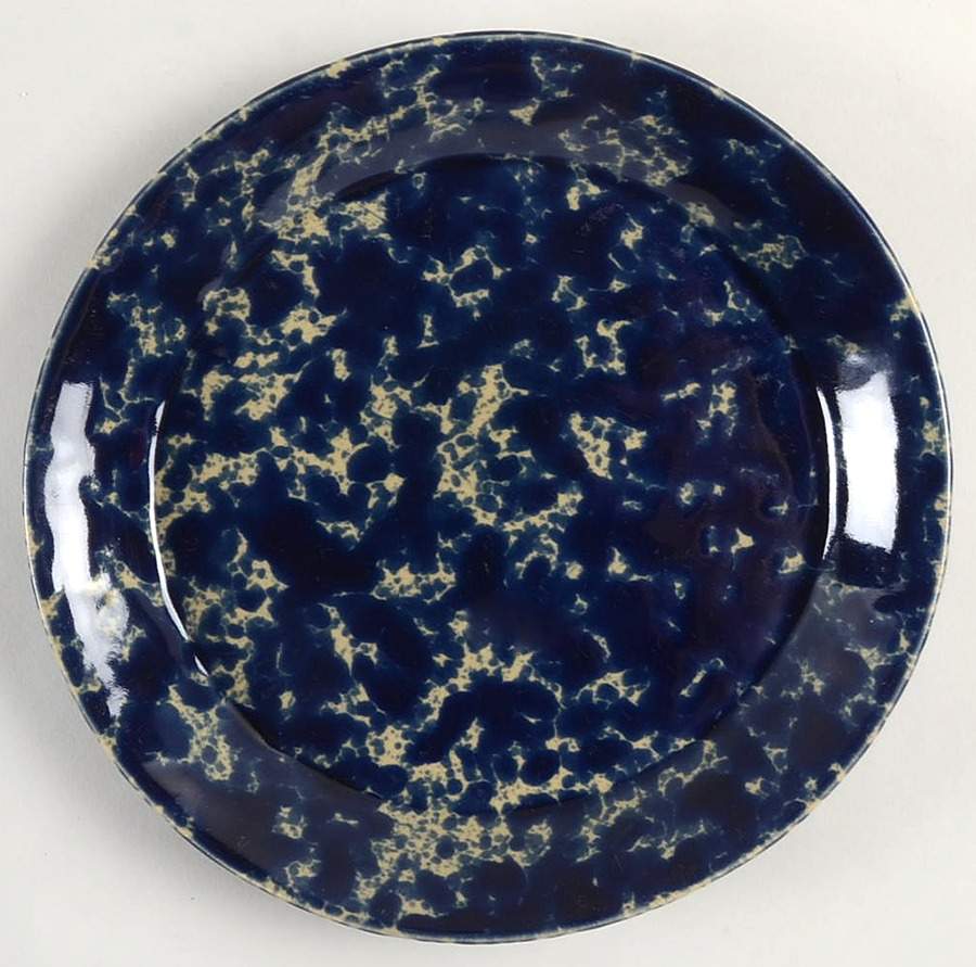 Agate Blue Luncheon/Salad Plate by Bennington Potters-1