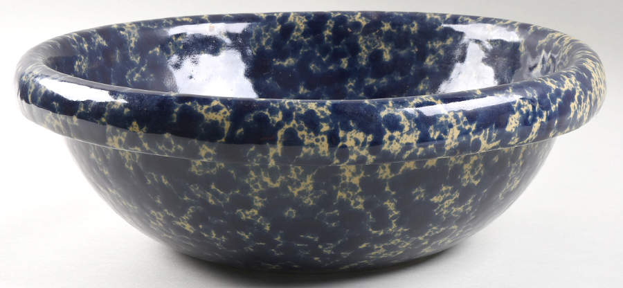 Agate Blue 13" Mixing Bowl by Bennington Potters-1