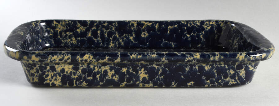 Agate Blue 16" Rectangular Baker by Bennington Potters-1