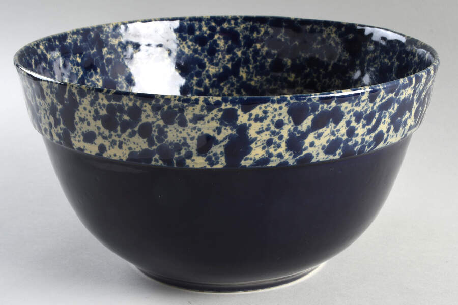 Agate Blue 11" Round Serving Bowl by Bennington Potters-1