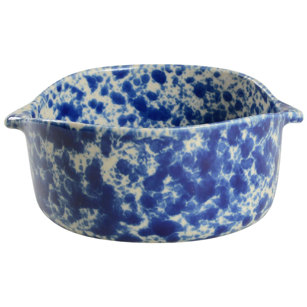 Agate Blue Lugged Soup Bowl by Bennington Potters-1