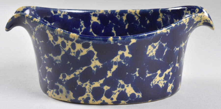 Agate Blue Gravy Boat by Bennington Potters-1