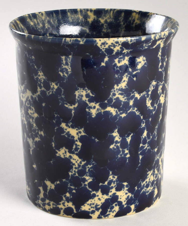 Agate Blue 5" Utensil Holder by Bennington Potters-1