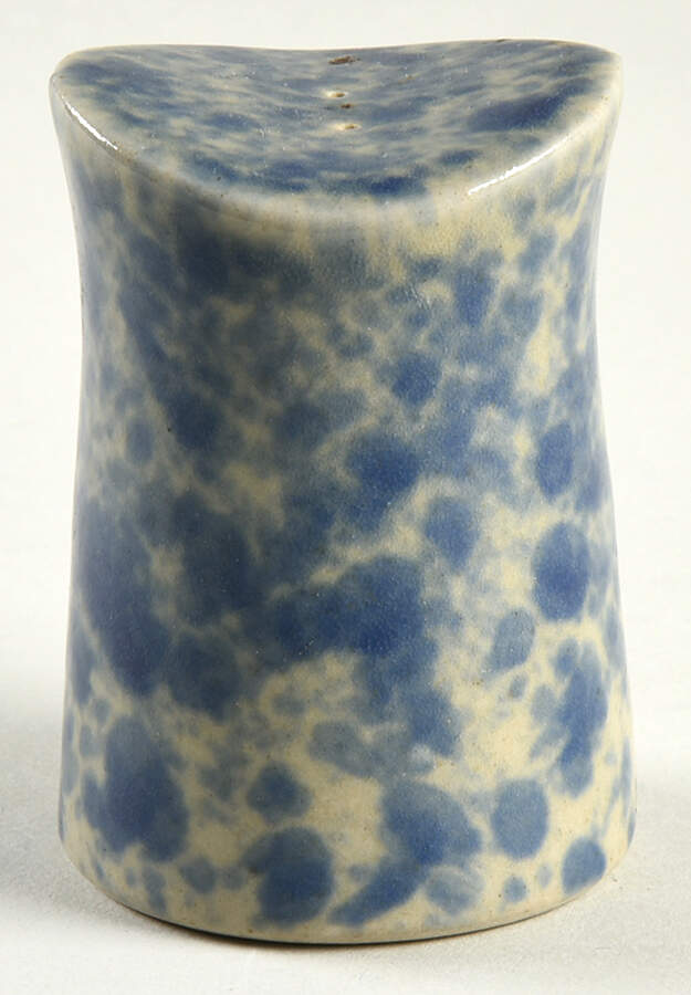 Agate Blue Pepper Shaker by Bennington Potters-1