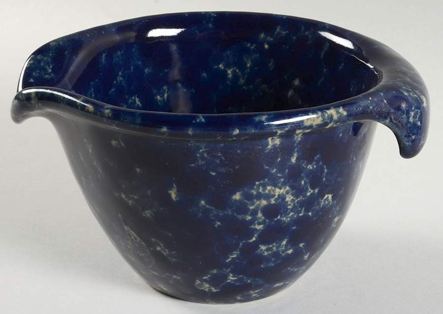 Agate Blue Batter Bowl by Bennington Potters-1