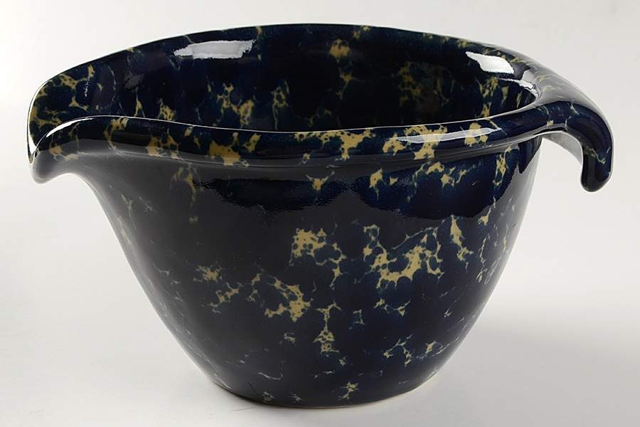 Agate Blue Batter Bowl by Bennington Potters-1
