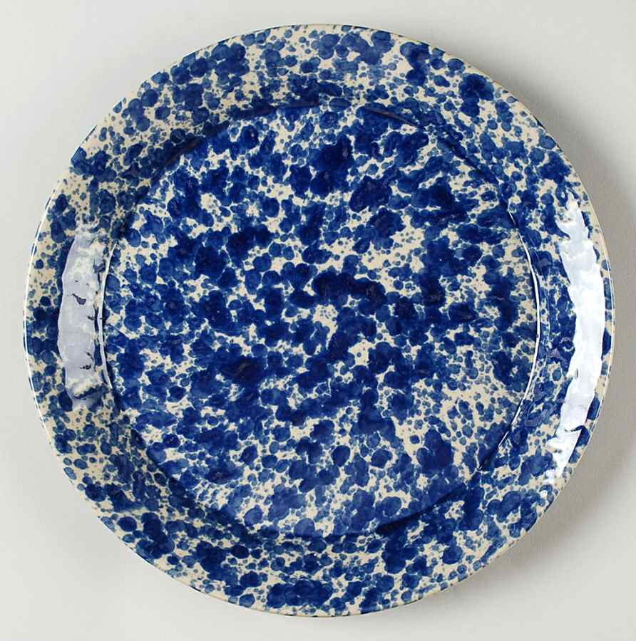Agate Blue Dinner Plate by Bennington Potters-1