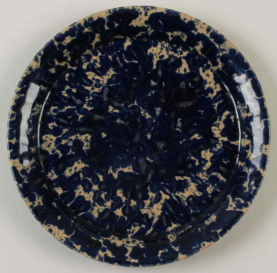 Agate Blue Dinner Plate by Bennington Potters-1